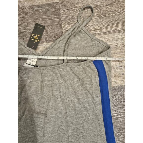 Rebdolls y2k mini bodycon dress 1x xl nwt jersey cotton strerchy race stripe - Picture 3 of 5